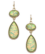 Blu Bijoux Sparkling Pastel Drop Earrings